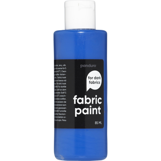 Fabric Paint 85 ml – blå, dækkende tekstilfarve til mørkt stof