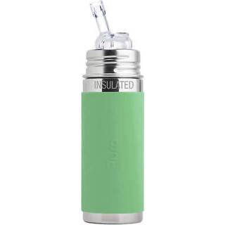 Pura® - Therma Kiki Straw Baby Sutteflaske 6+ mdr. Moss 260ml - Fast flow