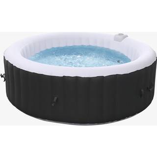 Arebos® Whirlpool Rom Bubble Spa Oppustelig,Indendørs & udendørs,Ø208cm,Spa til 6 personer