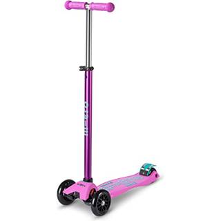 Micro Maxi Deluxe Lavendel løbehjul med tre hjul til børn 5-12 år - tåler op til 50 kg