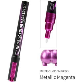 DSPIAE MKA Super Metallic Colour Master Marker - MKA-09 Super Metallic Color Markers - Metallic Magenta