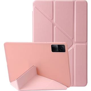 EIDERWOOD Xiaomi Redmi Pad SE Cover - Fleksibelt Origami Cover - Rose Gold