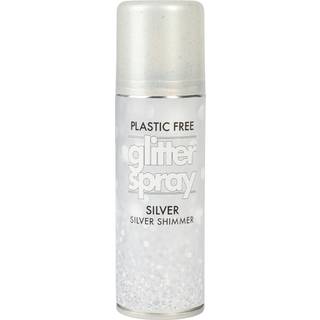 Glitter Spray til hår & krop 100 ml. - Glitter Sølv