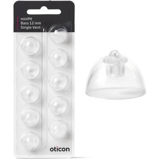 Oticon - miniFit Bas-tip (single vent) (Størrelse: 12 mm)