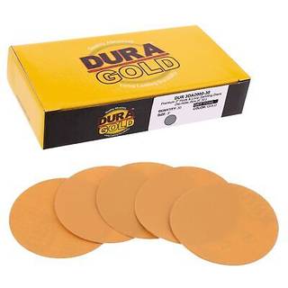 Dura -Gold Premium 3 """" Gold Hook & Loop Sanding Discs - 2000 Grit (Box of 30) - High -Performance Medium Cut Abrasive Sandpaper Discs - For Da S