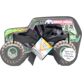 Monster Jam kast tæppe med gaveæske - kast målinger 46 x 60 tommer - Super Soft Special Edition fleece sengetøj