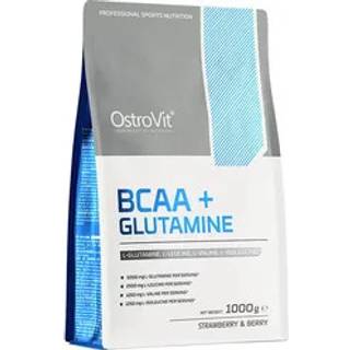 OstroVit - BCAA + Glutamin 1000 g, Vild Jordbær Blåbær