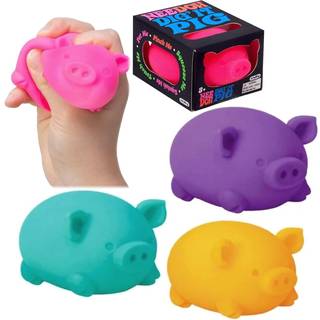 Schylling nee doh dig 'it Pig ... Groovy Glob! Squishy Squeezy Stretchy Stress Fidget Balls - Färger kan variera - Pack med 3