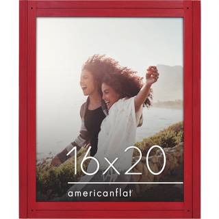 AmericanFlat 16x20 Picture Frame med poleret plexiglass - Hampton -samling - n?d