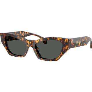 Versace Kvinde VE4488U 551487 Solbriller Acetat Skildpadde Grå Cat Eye Normal