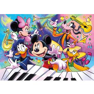 Buffalo Games - Disney - Disney: Mickey's Music - 500 Piece Jigsaw Puzzle for Adults -Calenging Puzzle Perfekt för spelkvällar - Färdig storlek ä