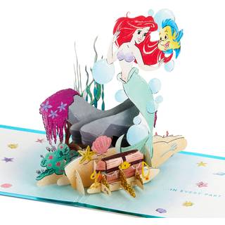 Hallmark Signature Paper Wonder Disney Princess Pop Up Birthday Card (Little Mermaid)