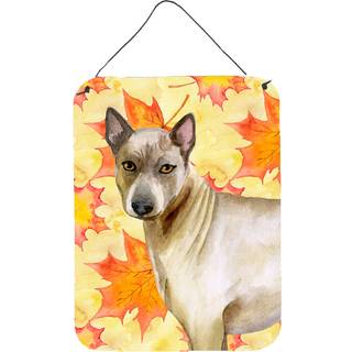 """" Caroline's Treasures Thai Ridgeback Fall Metal Print 16 """" """" X 12 """" """" Multicolor """"