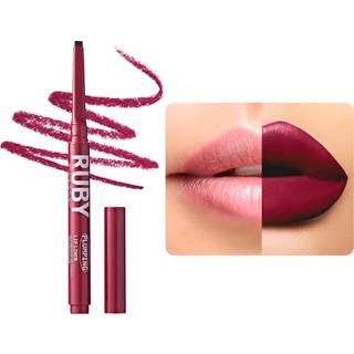 Ruby Kisses Plumping Effect Lip Liner Semi Matte Smudge Proof High Pigment Medium To Fuld dækning Makeup Præcis tip Bold Color Lip Plumper