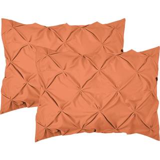 Elegant komfort 2-pack sham s?t pinch plov design 1500 premium hotel kvalitet mikrofiber stilfuld design-let pleje rynke og pletbestandig 2-delt