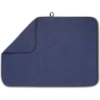 Bellemain XXL Dish Mat 16 """" X 18 """" Mikrofiberskåltørring Mat Super Absorbent (Navy)