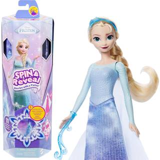 Disney Frozen Spin & Reveal Elsa dukke med tilbehør