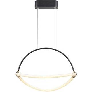 12W Hænge Pendel Lampe - LED, 400mm, 3000K, Sort Hus - Kulør : Varm