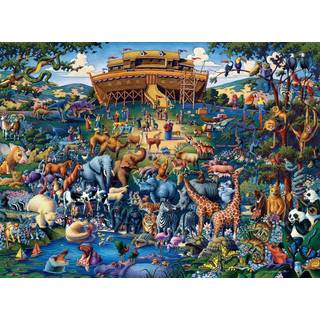 Buffalo Games - Dowdle - Noah's Ark - 1000 Piece Jigsaw -puslespil til voksne -udfordrende puslespil perfekt til spilaftener - Færdig størrelse e