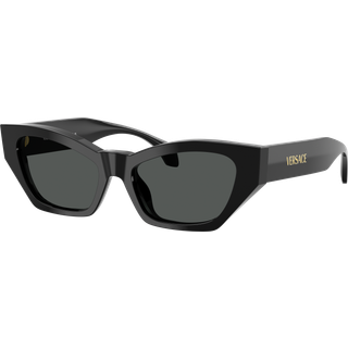Versace Kvinde VE4488U GB1/87 Solbriller Acetat Sort Grå Cat Eye Normal