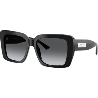 Jimmy Choo Kvinde JC5042 5000T3 Solbriller Acetat Sort Grå Firkantet Polariseret Skygge
