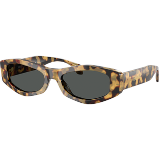 Versace Kvinde VE4487 777/87 Solbriller Acetat Skildpadde Grå Geometrisk Normal