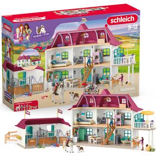 Schleich Horse Club Lakeside landhus med stald 42706