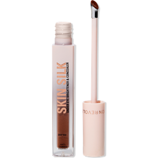 Revolution Skin Silk Radiant Serum Under Eye Brightener & Concealer Deep Red