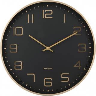 Karlsson Elegance Glow Vægur KA5973BK - Unisex - 40 cm - Quartz