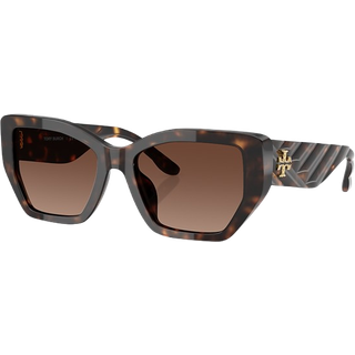 Tory Burch TY7187U Polarized 1728T5 53 Solbriller Kvinder Tortoiseshell - Dark Tortoiseshell - 53mm