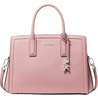 MK Laila Medium Leather Satchel - Pink - Michael Kors - ONE SIZE