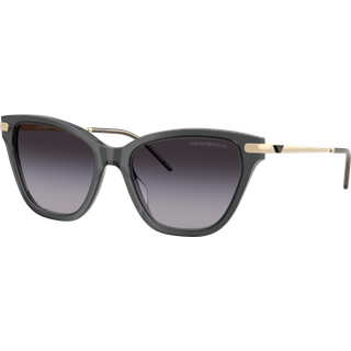 Emporio Armani Kvinde EA4251 62628G Solbriller Acetat Grå Grå Cat Eye Normal Skygge