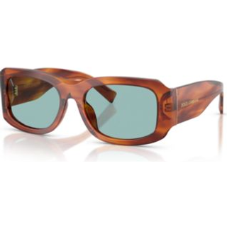 Dolce & Gabbana Mand DG4503 322180 Solbriller Acetat Brun Blå Firkantet Normal