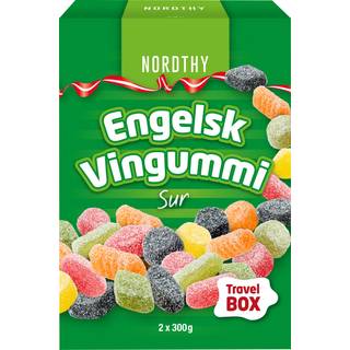 Engelsk Vingummi Sur, 600g