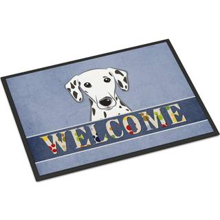 """" Caroline's Treasures BB1396Mat Dalmatian Velkommen indendørs eller udendørs mat 18 x 27 """" """" Multicolor """"