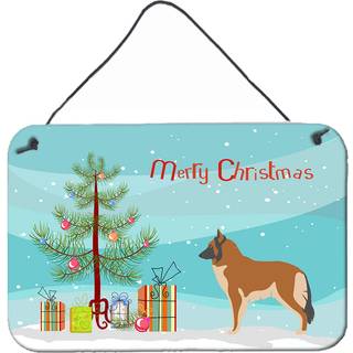 """" Caroline's Treasures Belgian Tervuren Metal Print 8HX12W Christmas Tree """"