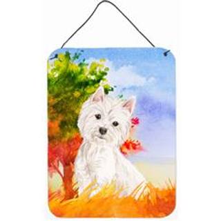 """" Caroline's Treasures Fall Westie Door Hanging Prints Wall-decor multicolor """"