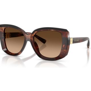 Dolce & Gabbana Kvinde DG4495 322274 Solbriller Acetat Rød Brun Firkantet Normal Skygge