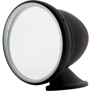 United Pacific S1403 GT Racing Style Mirror Die -Cast Arm & Mirror Head Universal Application Passer til L/H eller R/H Side - Black - One Mirror