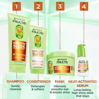 Garnier Fructis Keratin Sleek Leave-in Serum 50ml