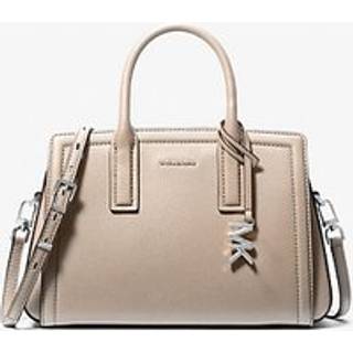 MK Laila Small Leather Satchel - Natural - Michael Kors - ONE SIZE