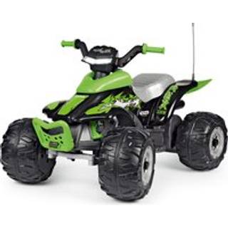 PegPérego Corral T-Rex Firehjulet ATV 330W, Grøn/Sort