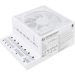 Lian Li EDGE 1300 White Strømforsyning - 1300 Watt - 120 mm - ATX 3.0 - 80 Plus Platinum certified