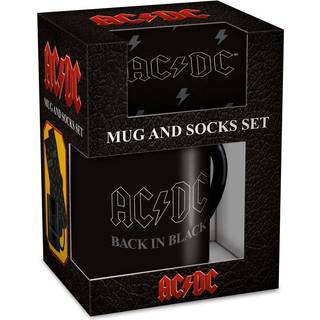 AC/DC Krus & Strømper Gavesæt
