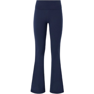 Gina Tricot-Soft touch folded trouser-yoga pants-Blå-XXS-Dame