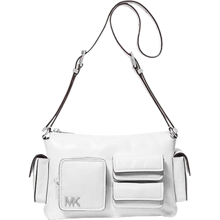 MK Dakota Medium Leather Shoulder Bag - White - Michael Kors - ONE SIZE