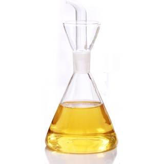 Eleton Olive Oil Dispenser Bottle Glass uden dryppeflaske tud - Oliehælde dispenseringsflasker til køkken - Kontrol madlavning Vegetabilsk olie o
