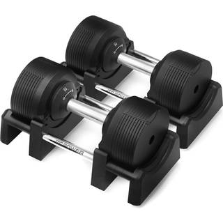 Justerbare håndvægte PRO *Bedst i test 2025*, 2 x 4-32.5 kg, JTC Power