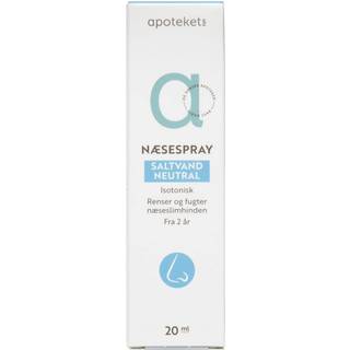 Apotekets Næsespray Saltvand Medicinsk udstyr 20 ml