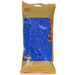 Hama Midi, perler, 6.000 stk., lyseblå (09) [Levering: 1-2 dage]